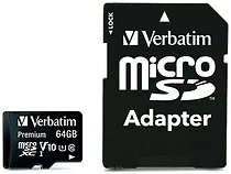 Verbatim Premium 44084 64GB + SD adapter