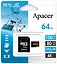 Apacer microSDXC AP64GMCSX10U8-R 64GB ( )