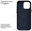 Magssory Eco Leather Case Blue  iPhone 16 Pro Max CLT029b