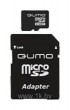 Qumo microSDHC class 10 8GB + SD adapter