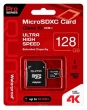 Qumo microSDXC class 10 UHS Class 3 128GB + SD adapter